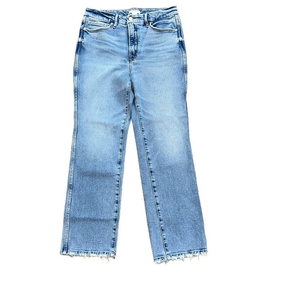 Good American Denim - Good American Always Fits Good Legs Straight Jeans GCST144TNA Size 10/30
